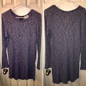 Everly- Navy Long Sleeve Dress - Sz L